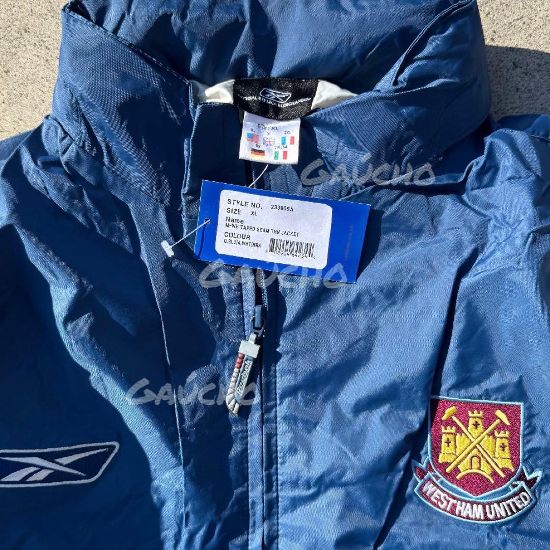 リーボック　ウエストハム　ナイロンジャケット　アンセムジャケット　ジャージ