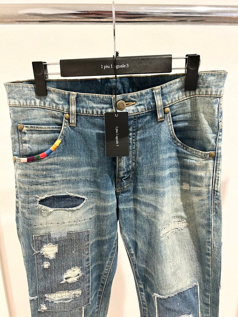 1piu1uguale3 RAINBOW 9TAPERED デニム