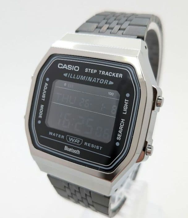 CASIO ABL-100WEGG-1B　海外モデル 新品保護フィルム付き