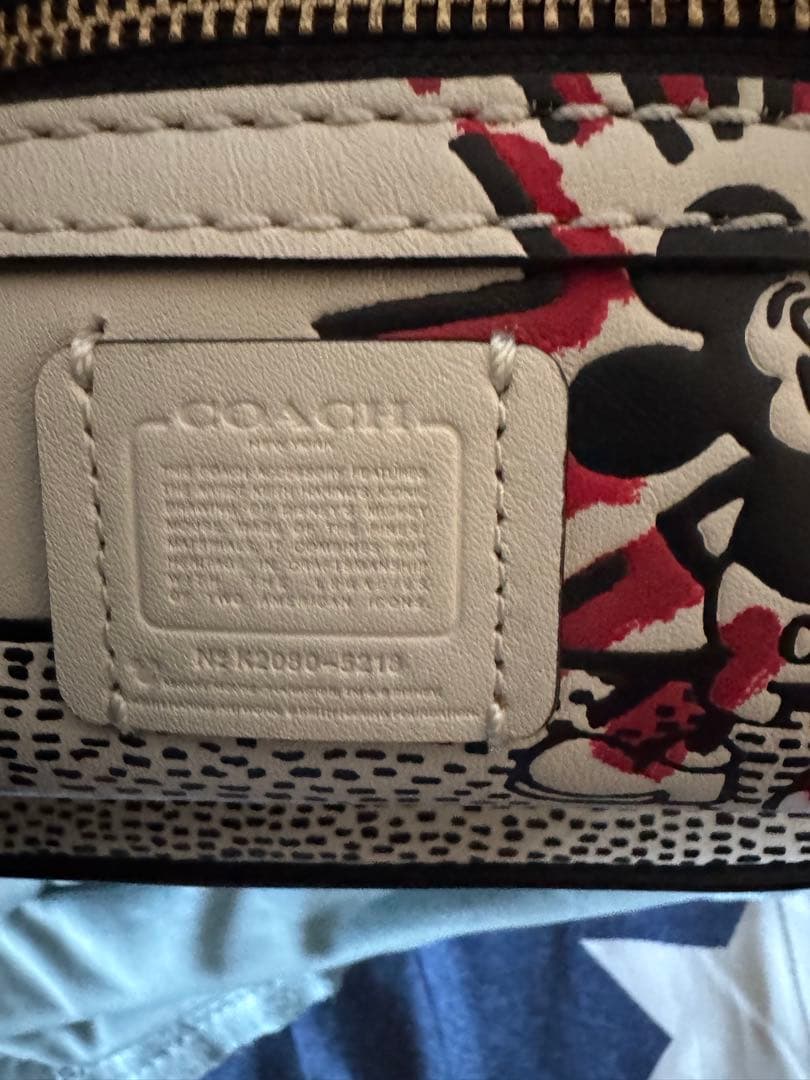 COACH ミッキーマウス ショルダーバッグ