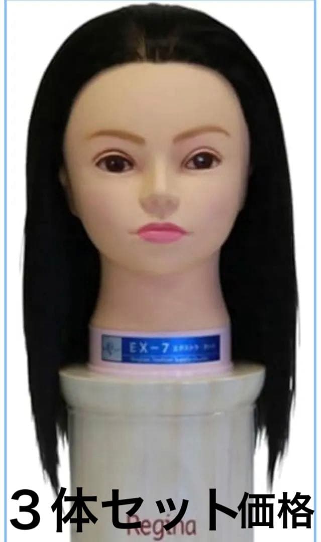 カットマネキン　美容師　レジーナ　EX-7　新品未使用　３体セット