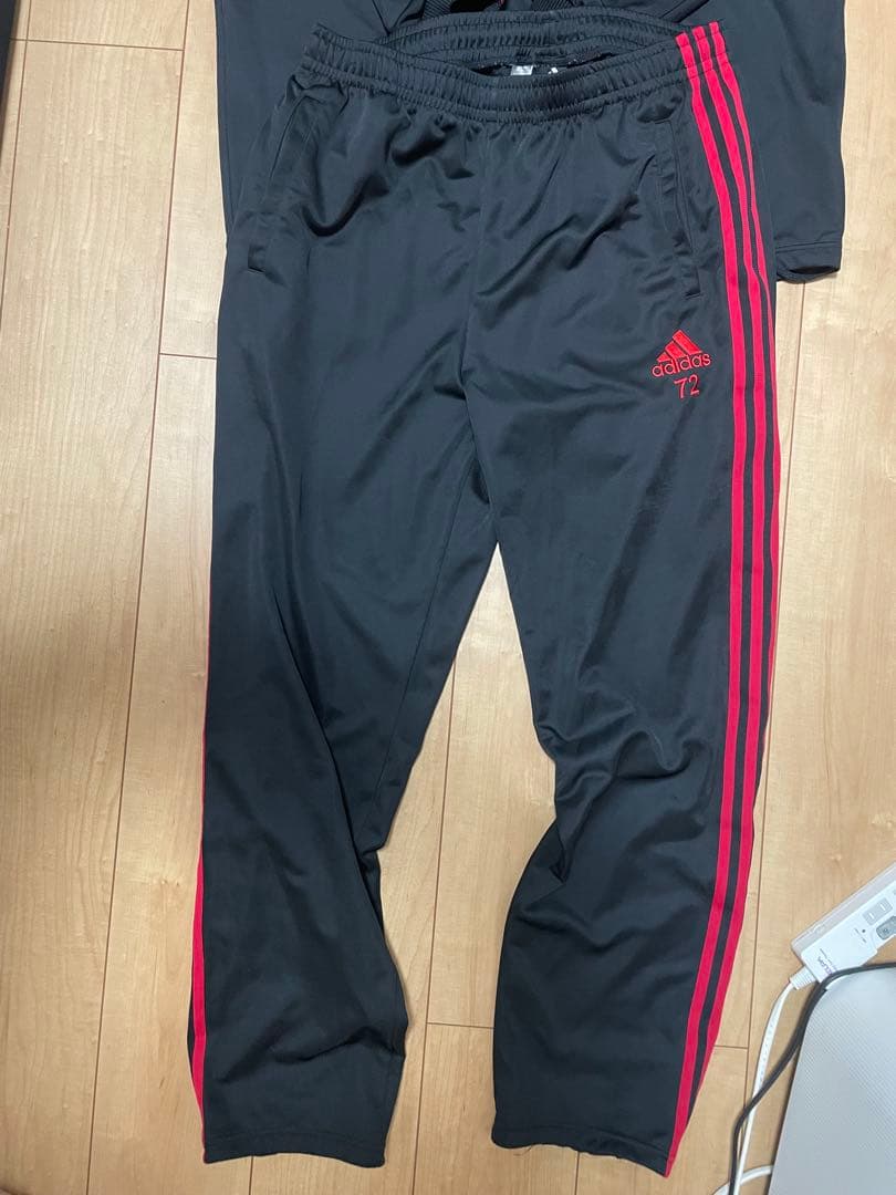 帝京第三高校 ジャージ上下XLセット ピステ不揃いLセット adidas