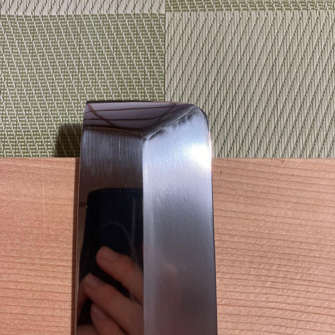 京都有次　本焼薄刃包丁　修理品　天然砥石で研ぎ済み