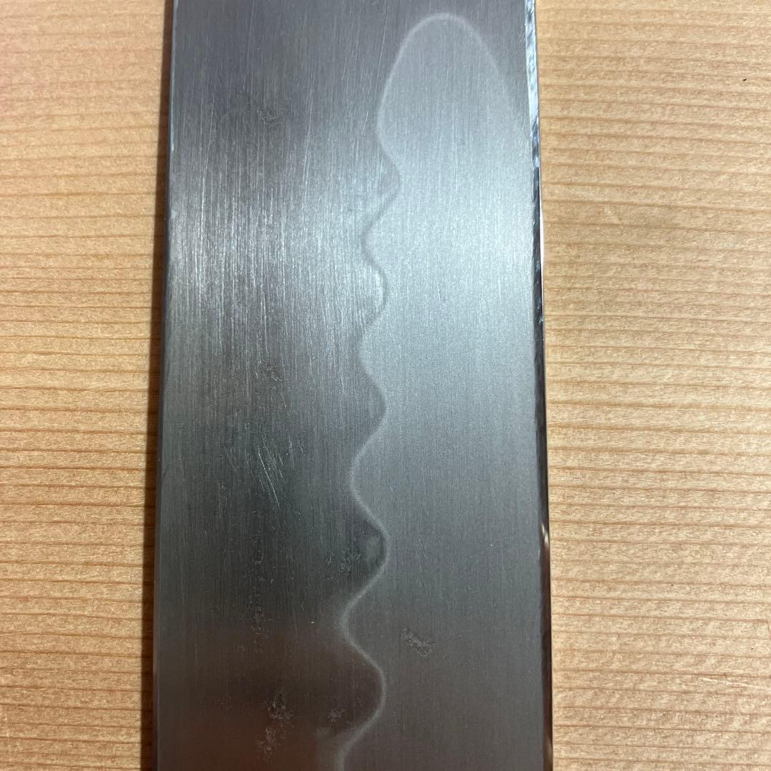 京都有次　本焼薄刃包丁　修理品　天然砥石で研ぎ済み