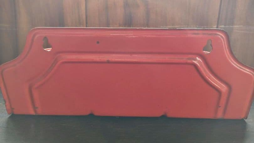 アンティーク　ホーロー　サボンラック　レッド