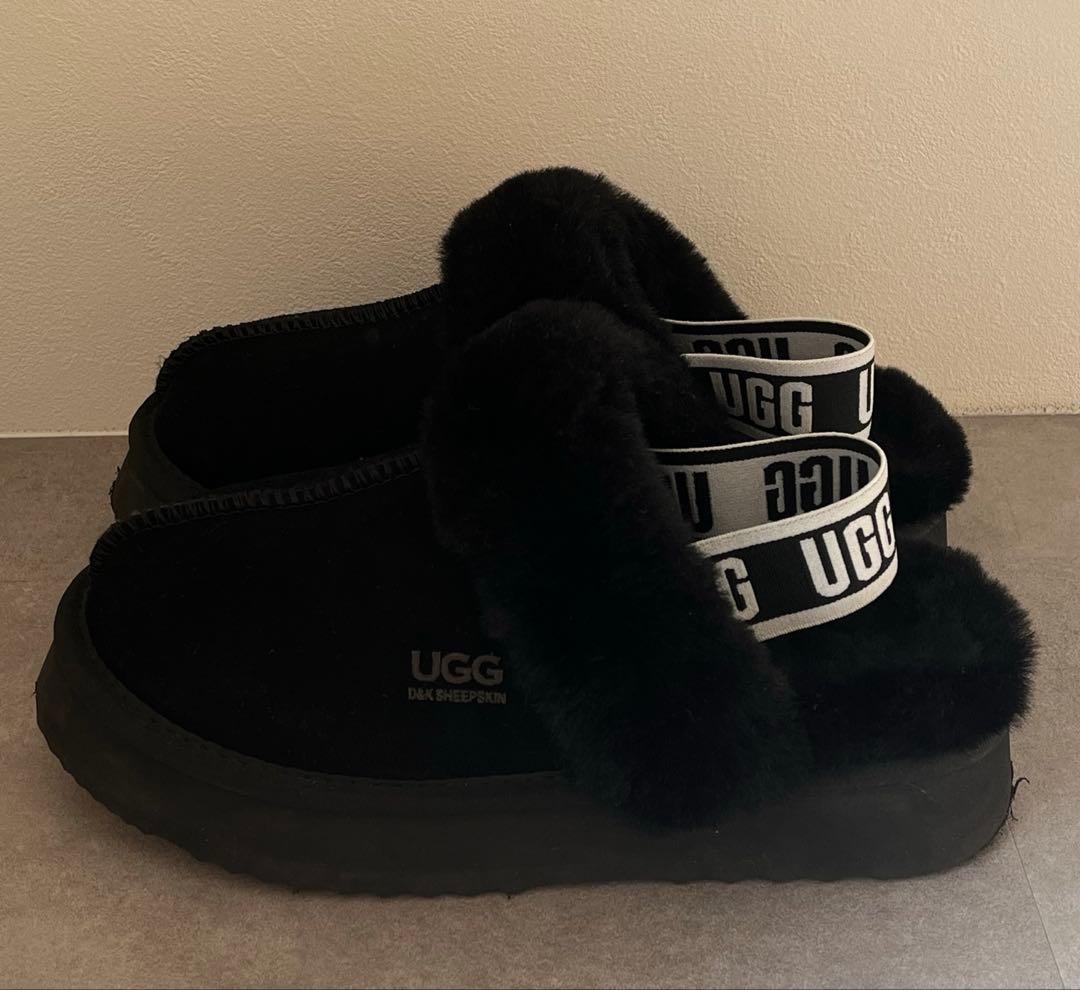 美品 UGG アグ ファンケット スリッポン W FUNKTTE 24.5〜25