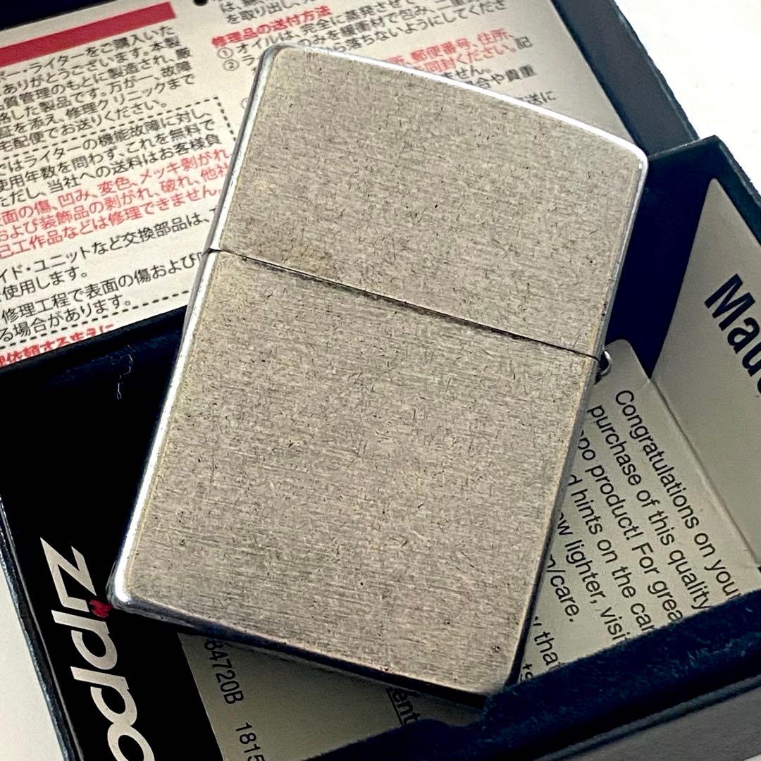 ZIPPO カエル フロッグ クラシックメタル クローム ユーズド仕上げ ジッポ