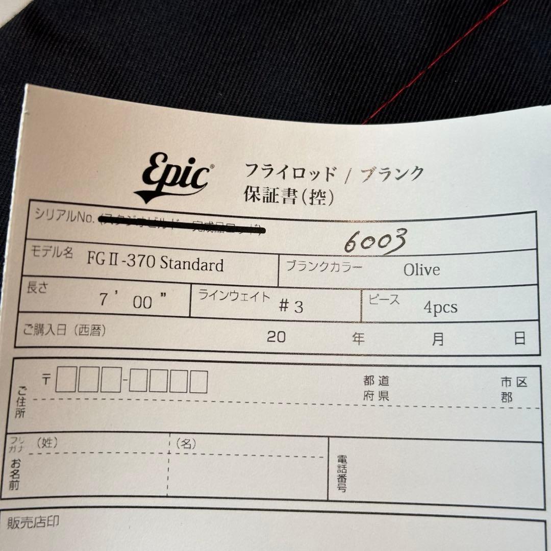 Epic エピック 370 FASTGLASS II オリーブ