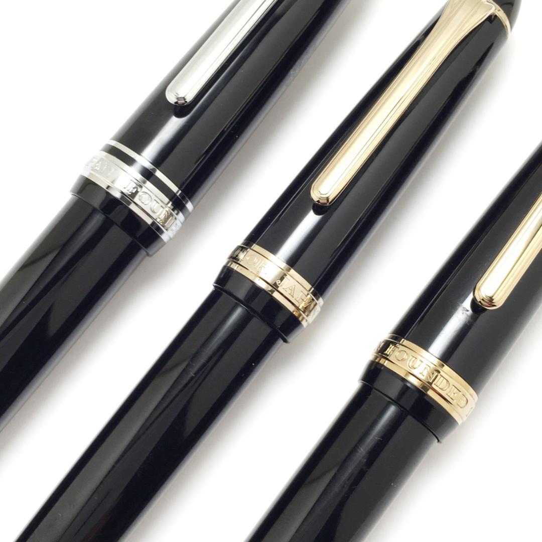 セーラー 万年筆 21K 14K ペン先金３本セット