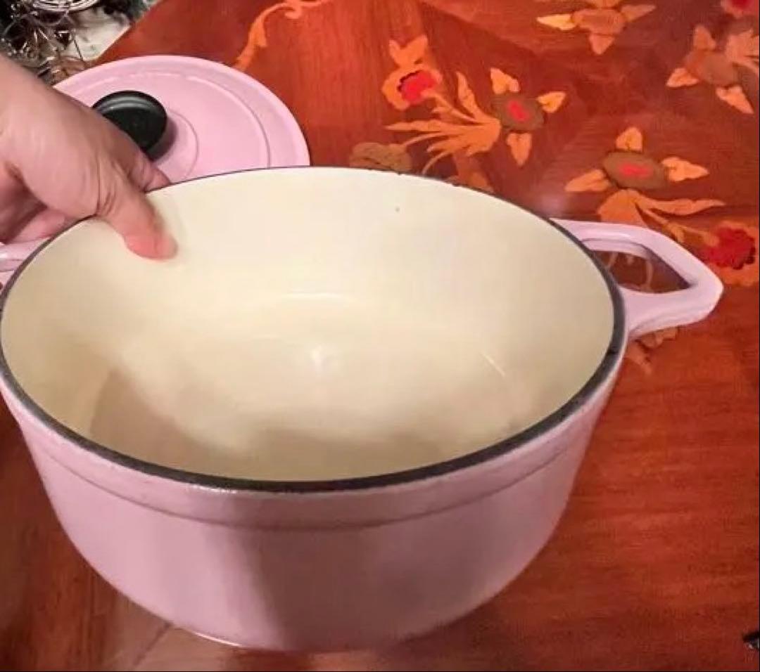 puriko 様 CHASSEUR ピンク 両手鍋 20cm 蓋付き