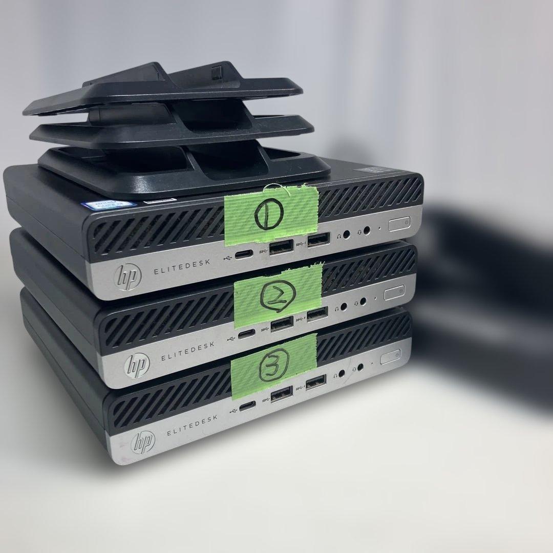 ていしょう ページ！8世代Core i3！800G4！9台セット！ジャンク