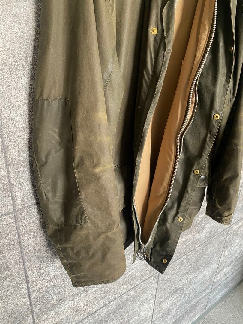 BARBOUR × MARGARET HOWELLオリーブA7モッズコート