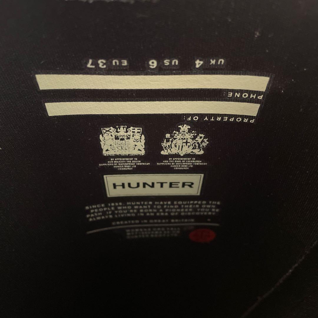 ⭐︎値下げ中【新品未使用】HUNTER ブラック 長靴　レインブーツ