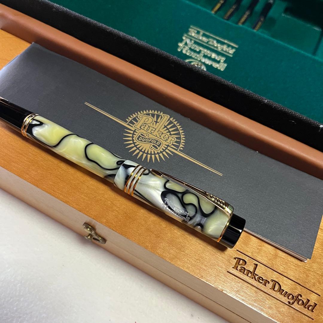 限定万年筆/パーカー/デュオフォールド/新品未使用/18K7g使用