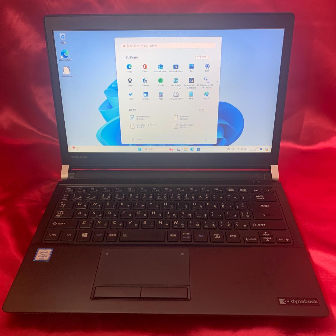 美品Windows11搭載✨SSD 256G✨東芝dynabook✨Corei3