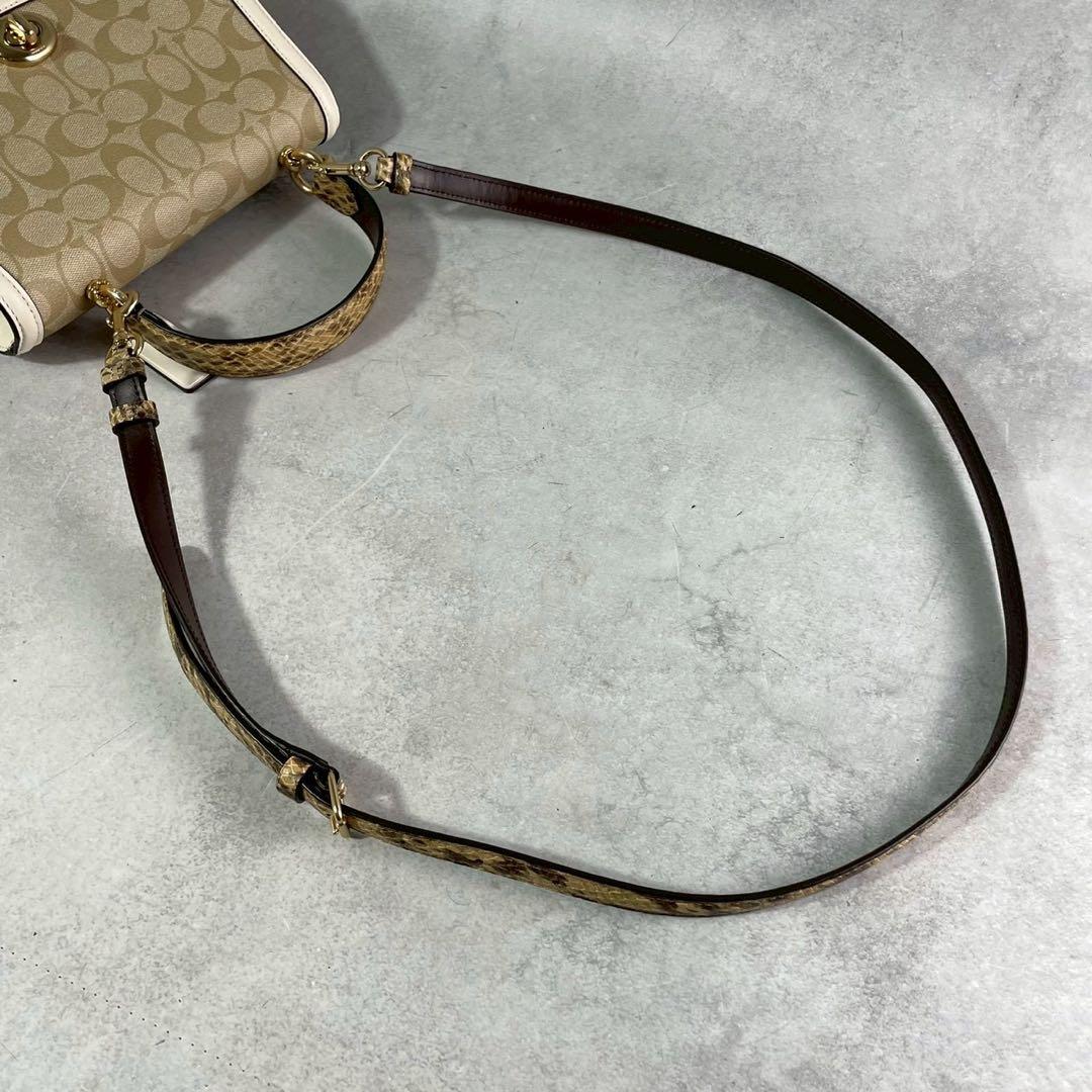 ✨美品✨コーチ　ティリー　トップハンドル　サッチェル　ハンドバッグ　2way