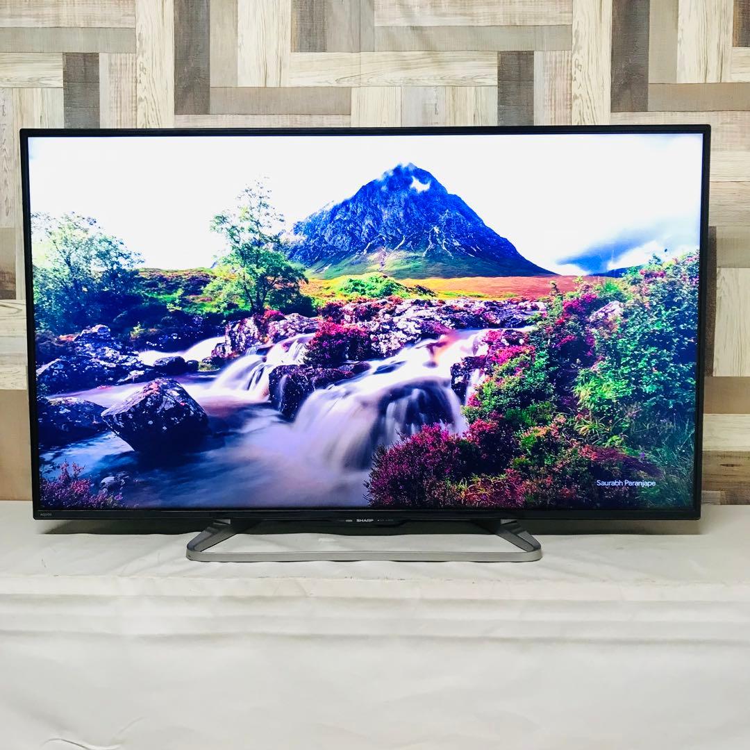 即日受渡❣️全国送料込シャープ55型テレビYouTube.Netflix視聴可