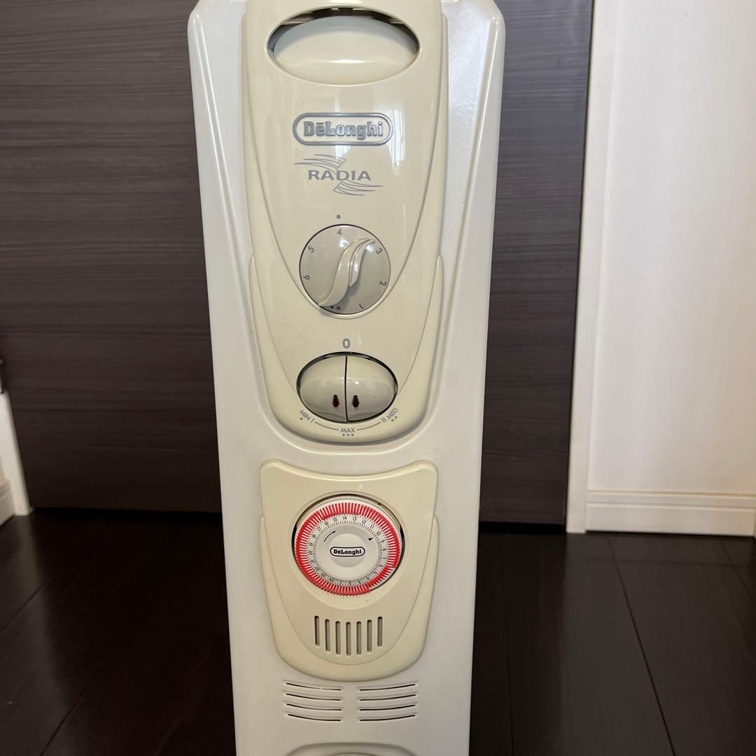 デロンギヒーターR631112EF取説、エコカバー付き