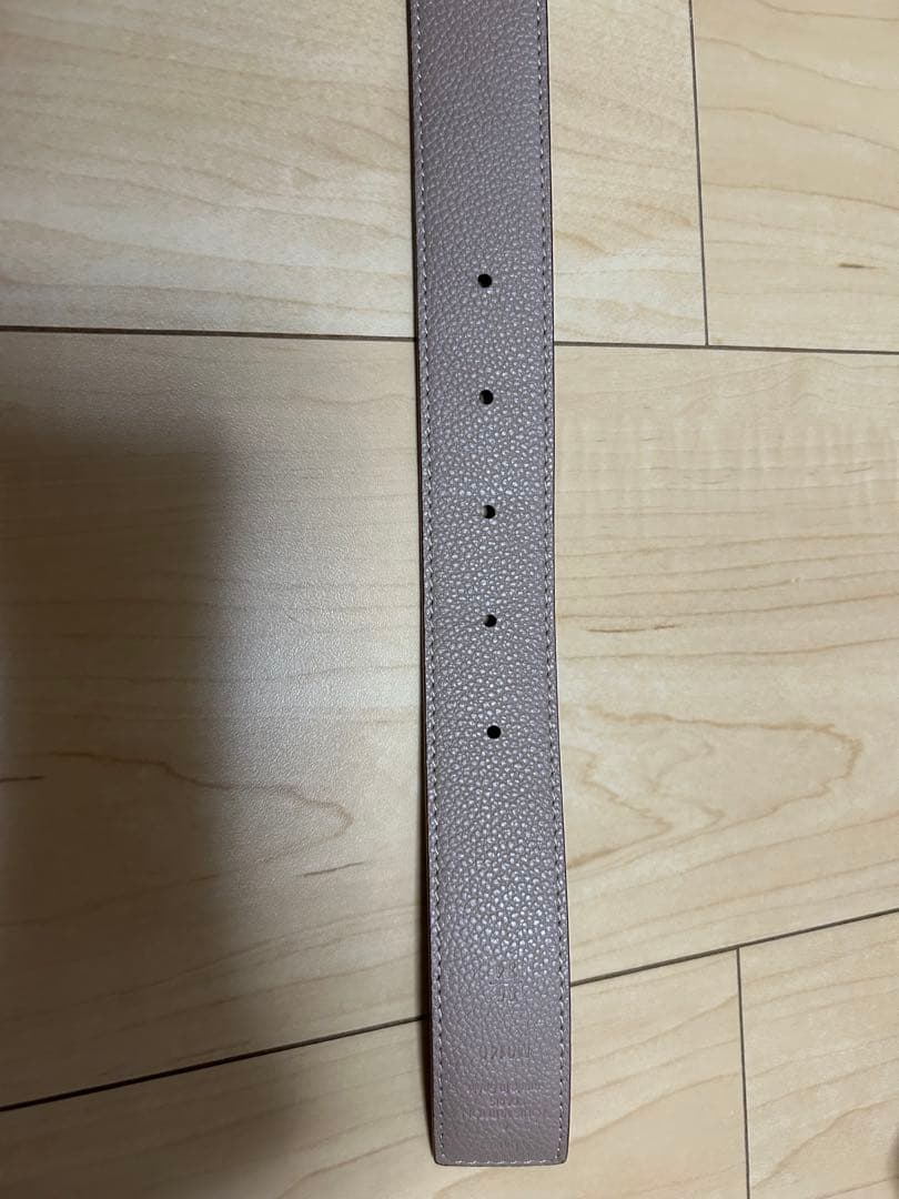 LOUIS VUITTON グレージュ　リバーシブル　ベルト