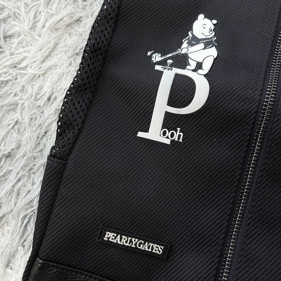 新品　パーリーゲイツ　シューズケース　プーさん　ネイビー