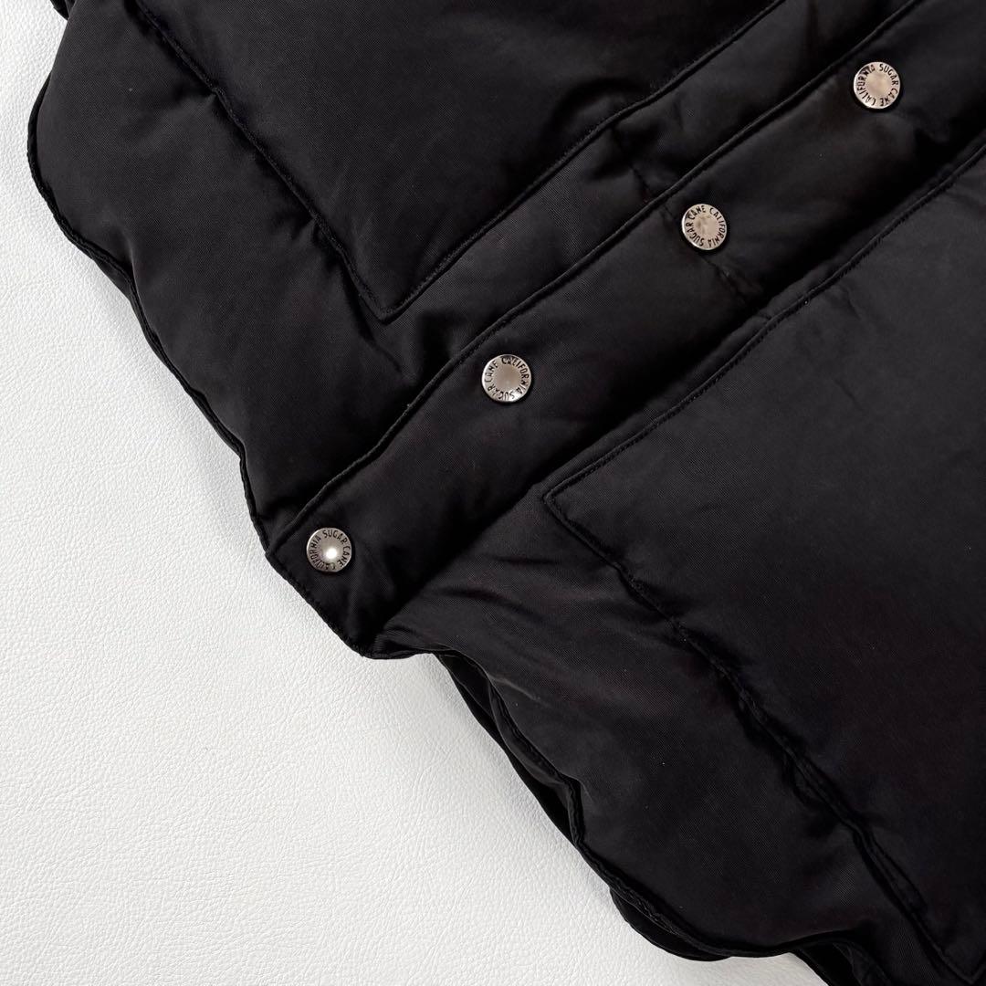 シュガーケーン SUGAR CANE ダウンベスト ブラック S