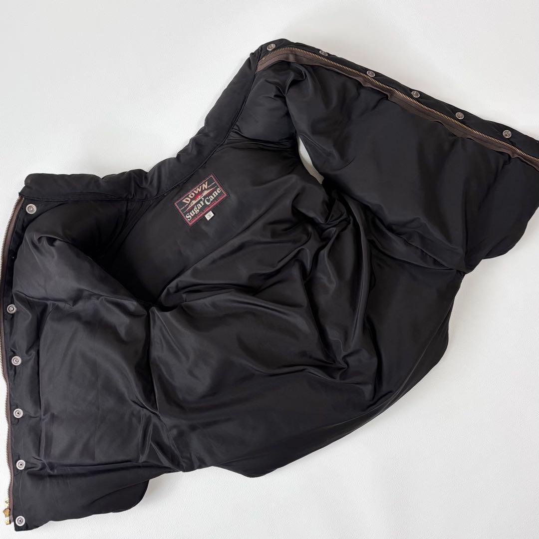 シュガーケーン SUGAR CANE ダウンベスト ブラック S