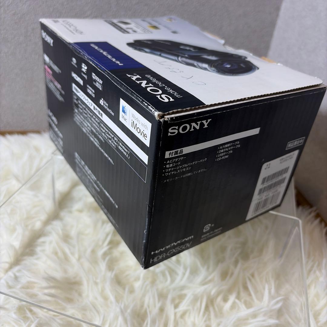 【極美品】SONY HDR-CX550V ビデオカメラ 付属品多数