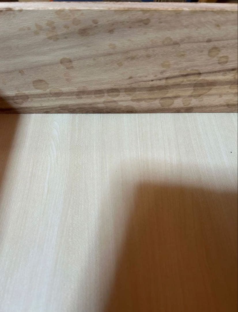 無印オーク材　無垢チェスト