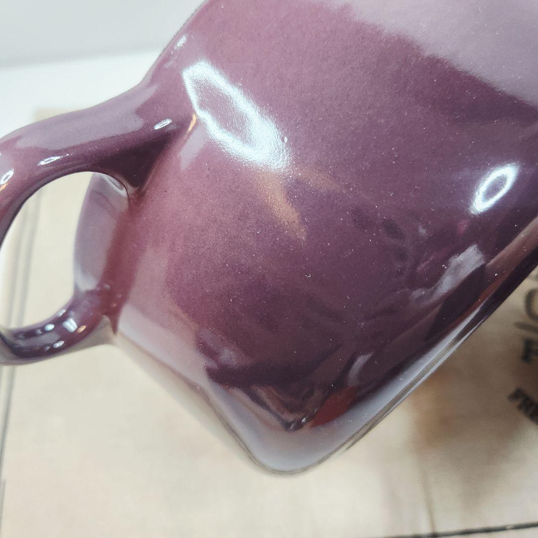 ルクルーゼ ココット ロンド 18cm フィグ ゴールドツマミ