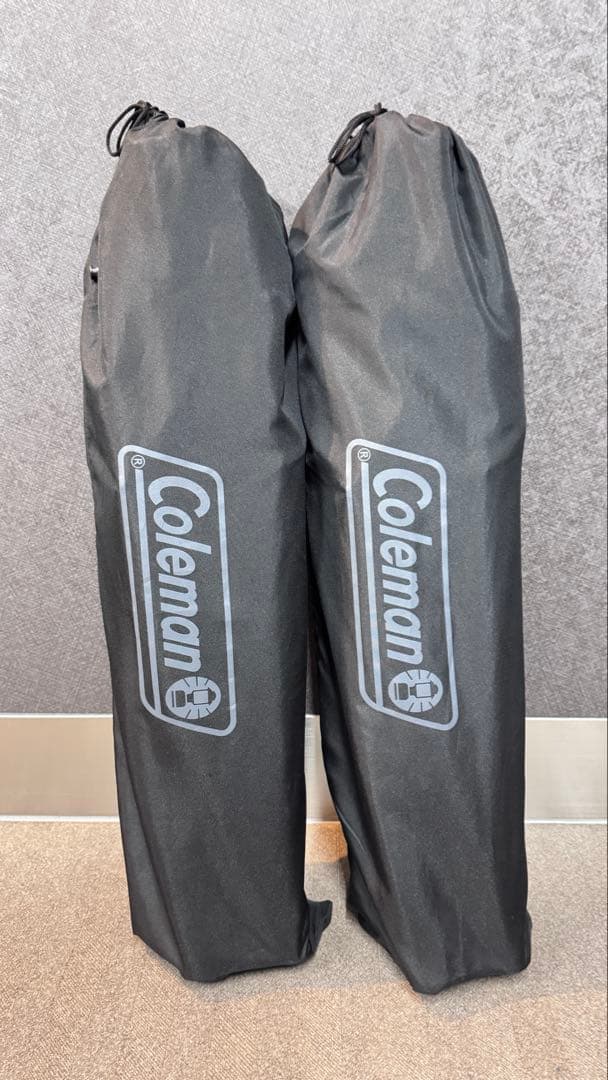 Coleman コールマン スリムキャプテンチェア 限定品 ブラック 2脚セット