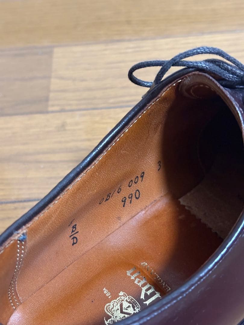 【美品】Alden990 8D コードバン