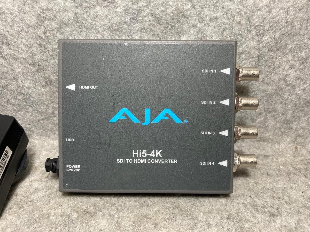 ●AJA Hi5-4K HD-SDI to HDMI変換機！