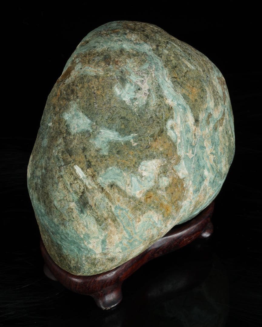 土岐石　水石 天然石 鑑賞石 4.4kg 景石 盆石 盆景 盆石 景観石 飾石