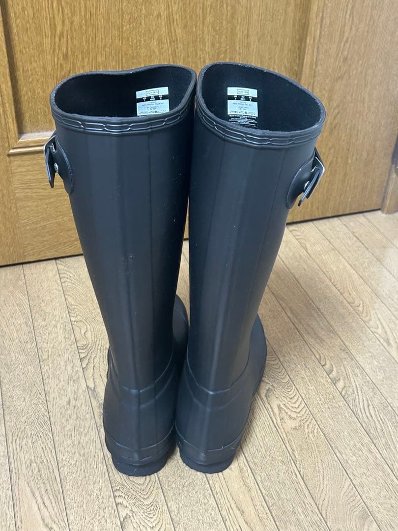 【ほぼ未使用】HUNTER ブラック 長靴