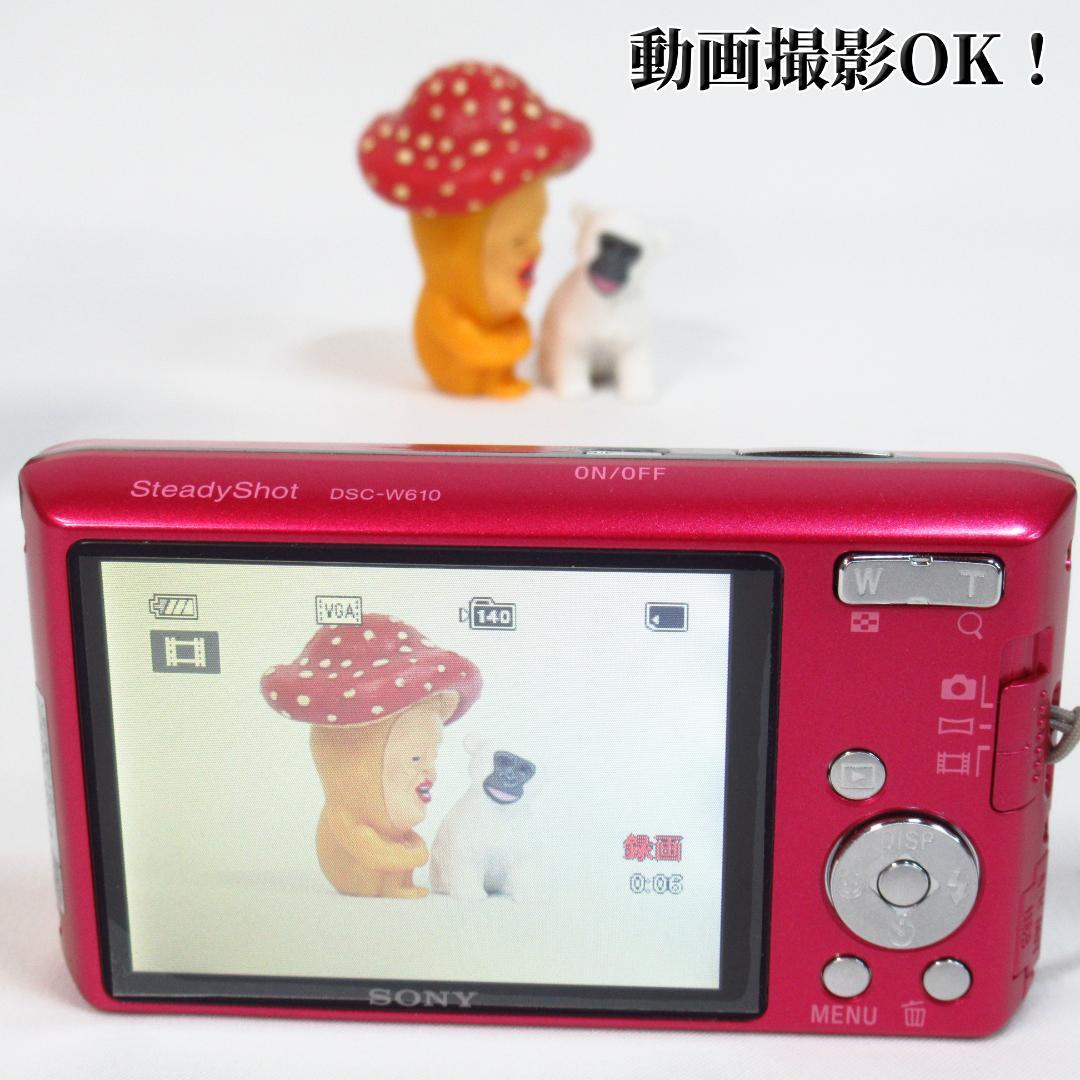 【美品】SONY Cyber-shot DSC-W610 コンデジ 動作確認済み