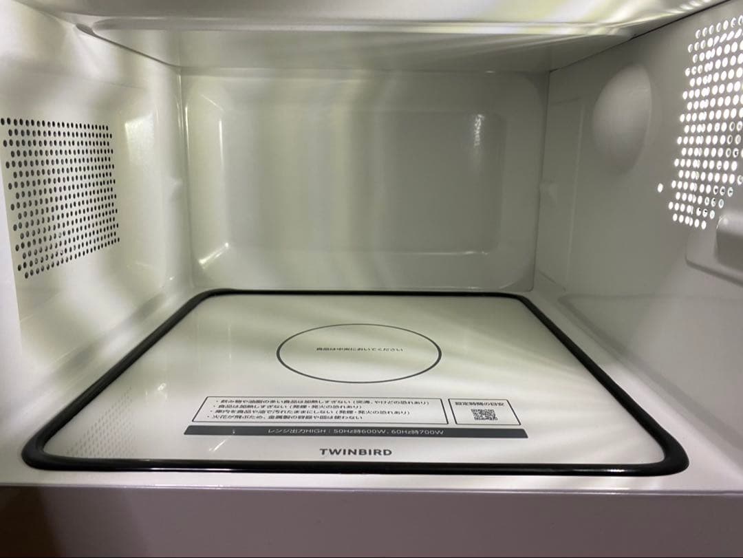 T28 TWINBIRD 2024年製 フラット電子レンジ ハイパワー