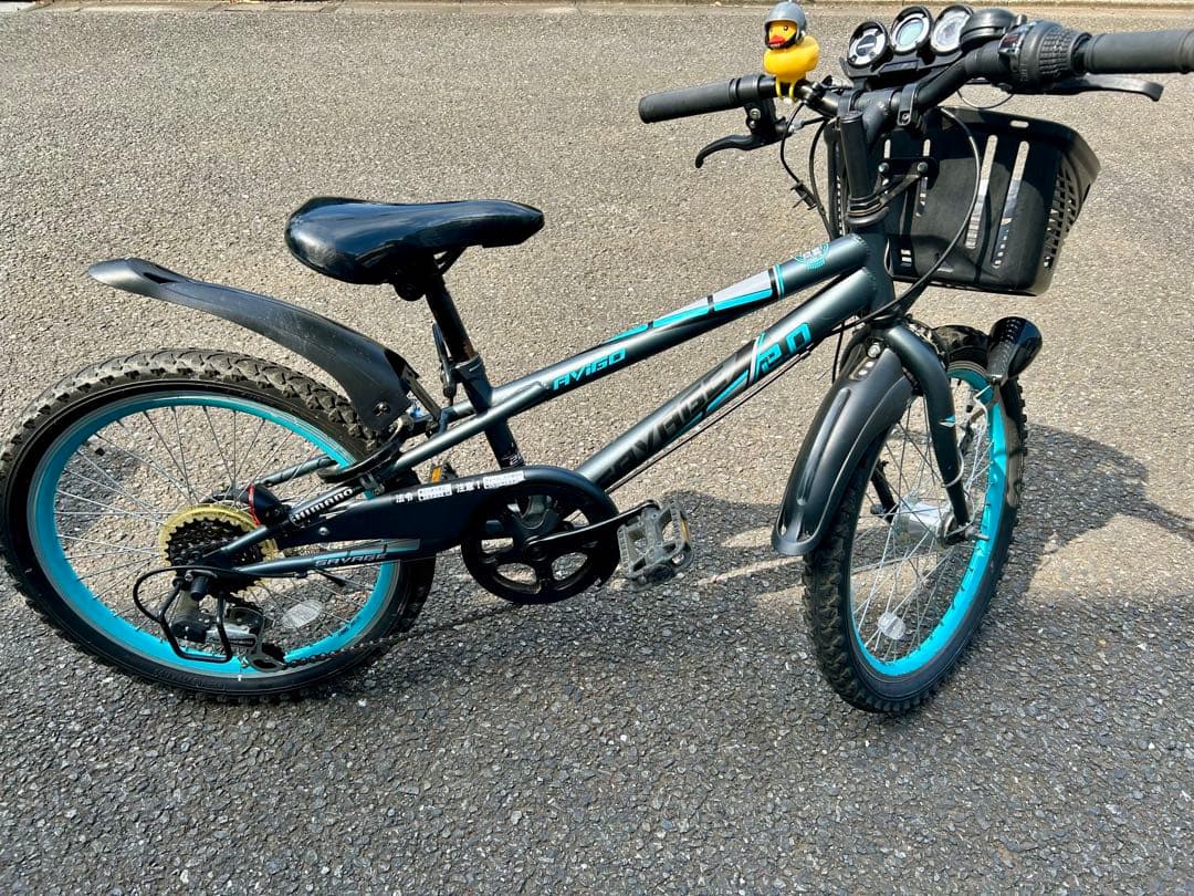 ジュニアスポーツ自転車 ブラック/ターコイズ 20東京都内自取7500円割引き