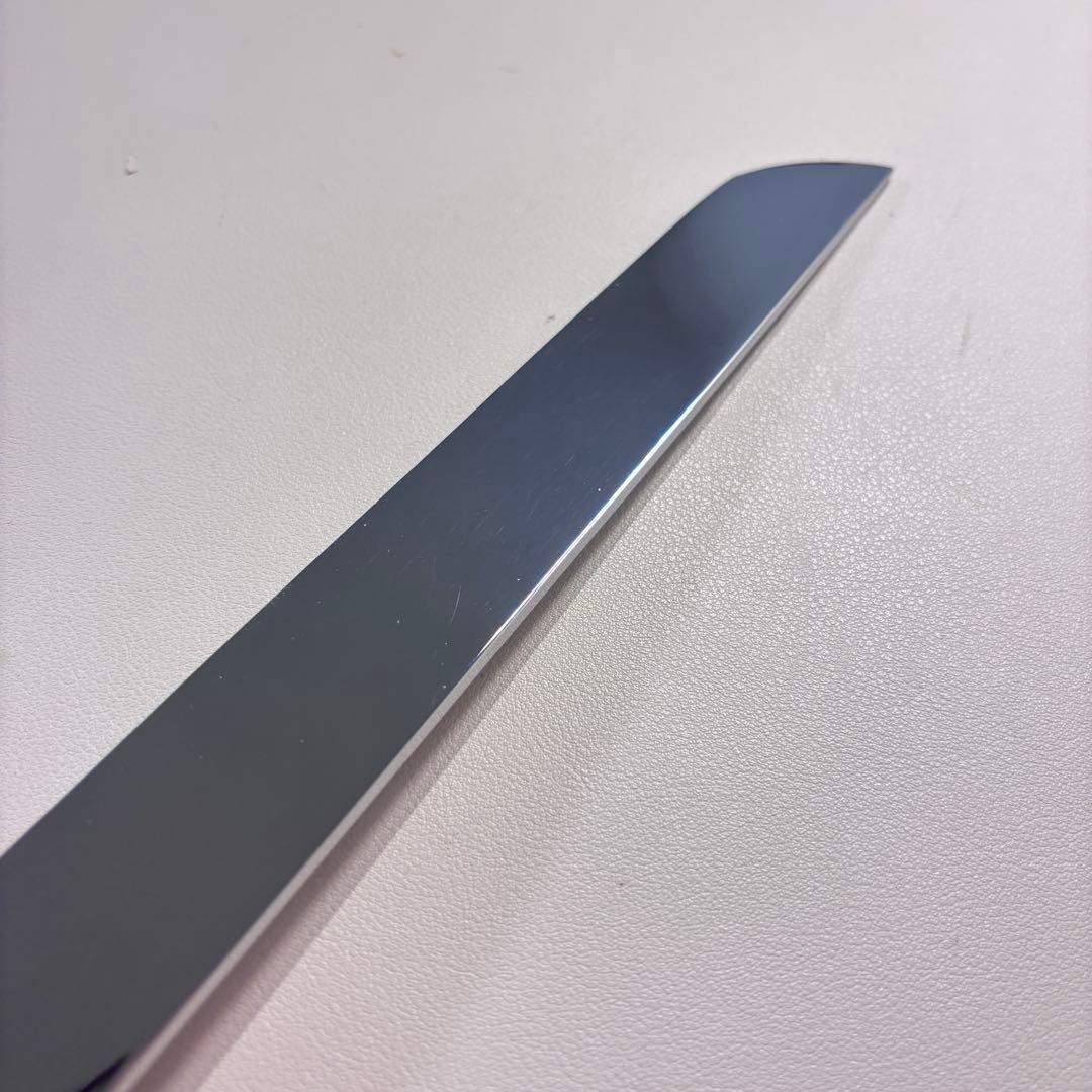 270mm先丸柳刃包丁 鏡面　黒檀黒水牛銀巻八角柄 刺身包丁 全鋼「鞘付き」