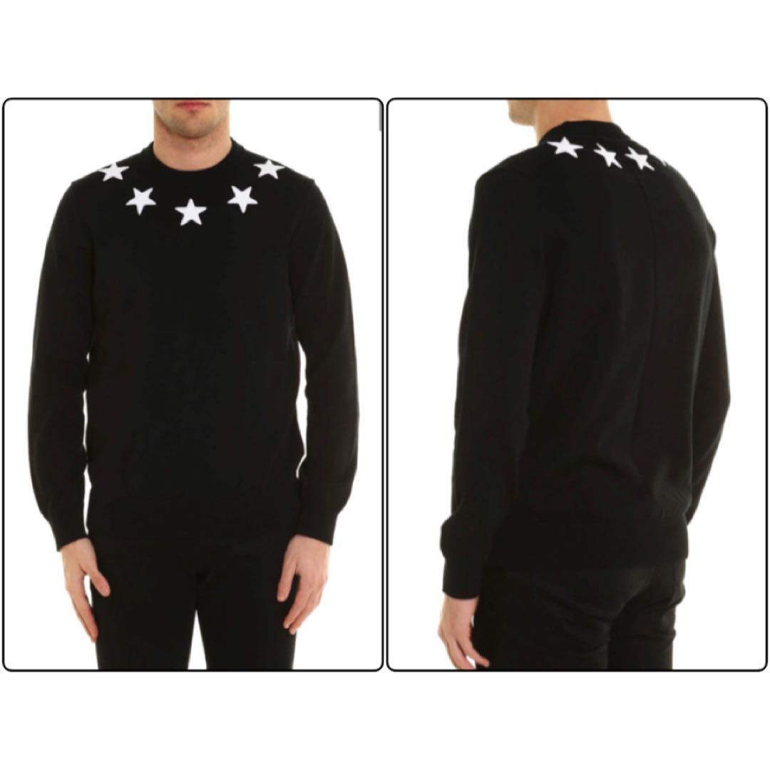 クリーニング済✨【良品】GIVENCHY ジバンシー　スターパッチ　セーター　M