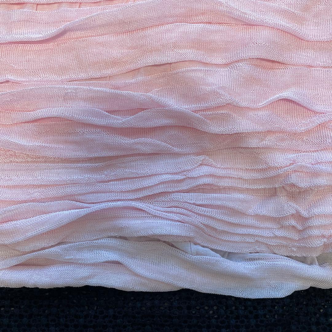 CHANEL ピンク黒 キャミソール 36