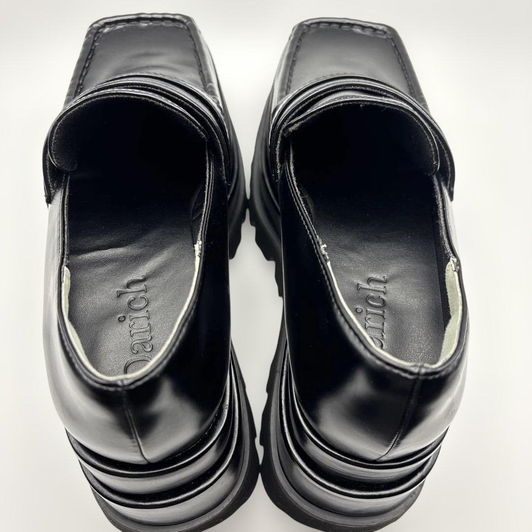 美品 プラットフォームローファー XLサイズ 革靴　Darich