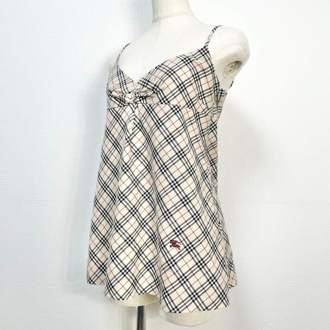 y2k❤️ BURBERRY BLUE LABEL ノバチェック キャミチュニック