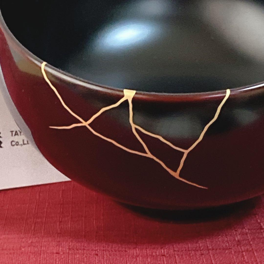 【 輪島塗 】　金継ぎお椀