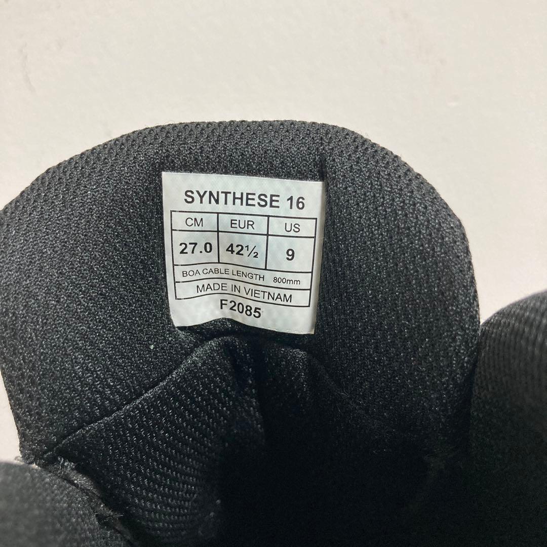 エルフ　シンテーゼ16 ブラック　サイズ27.0/42.5/9
