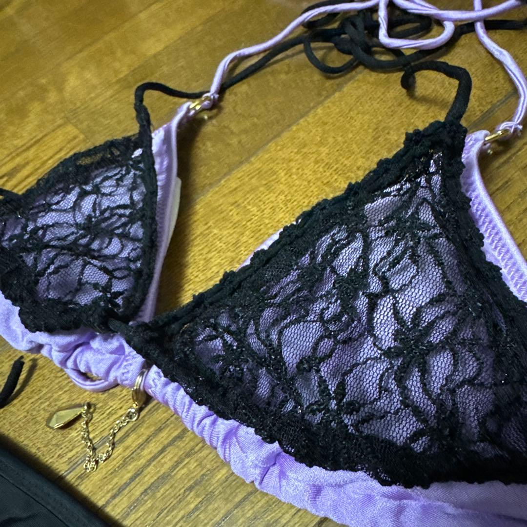 レディース 水着 紫