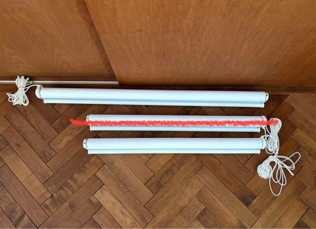 ホワイト ロールスクリーン 5点セット　未使用