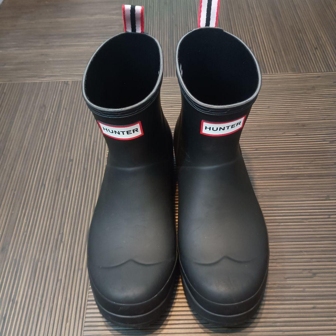 HUNTER ハンター オリジナル プレイ ショート ブーツ 黒 25センチ