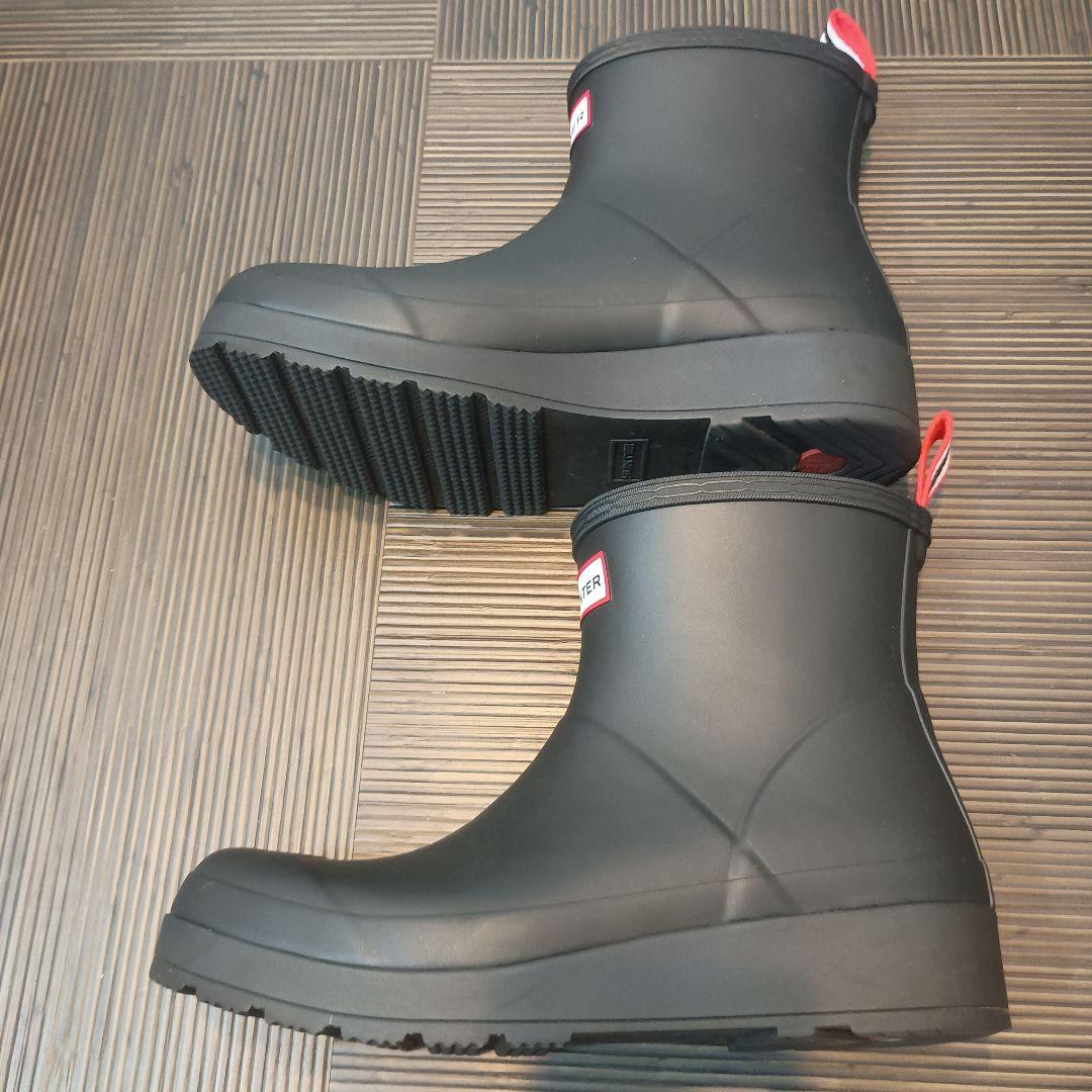 HUNTER ハンター オリジナル プレイ ショート ブーツ 黒 25センチ