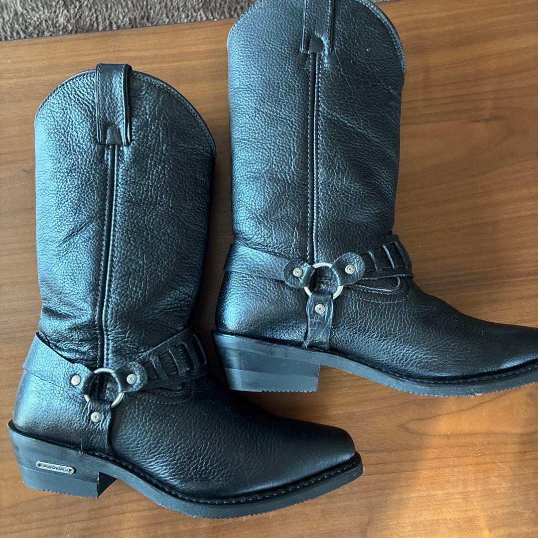 Harley Davidson ブラックエンジニアブーツ