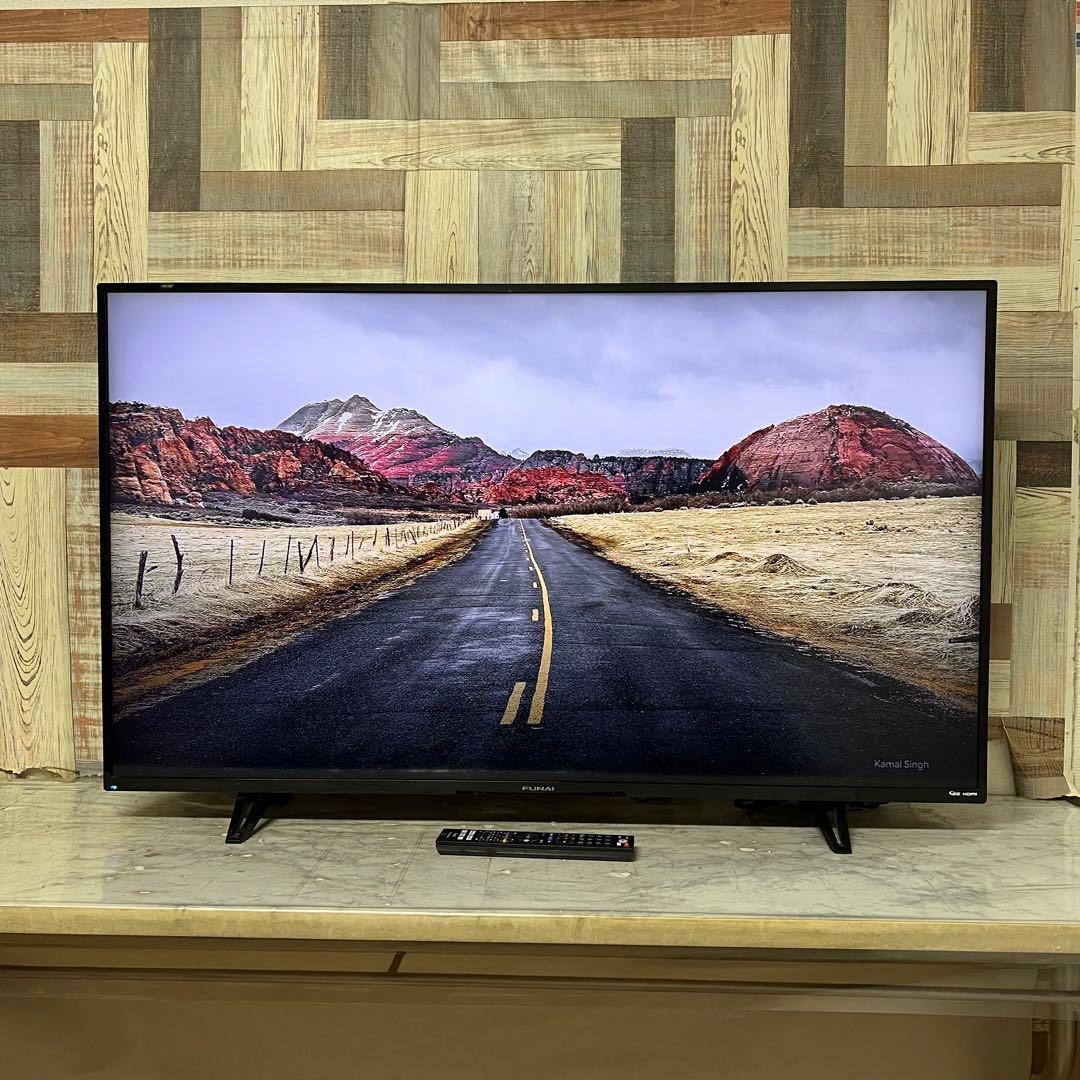 即日受渡❣️全国送フナイ4K50V型地上・BS・110度CSテレビ外付HDD対応